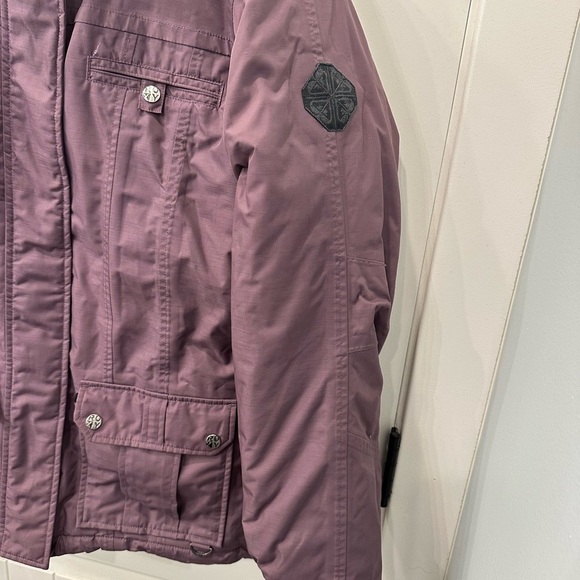 Roxy Women's Purple Ski Snow Jacket Warm Like New Small - Picture 4 of 7